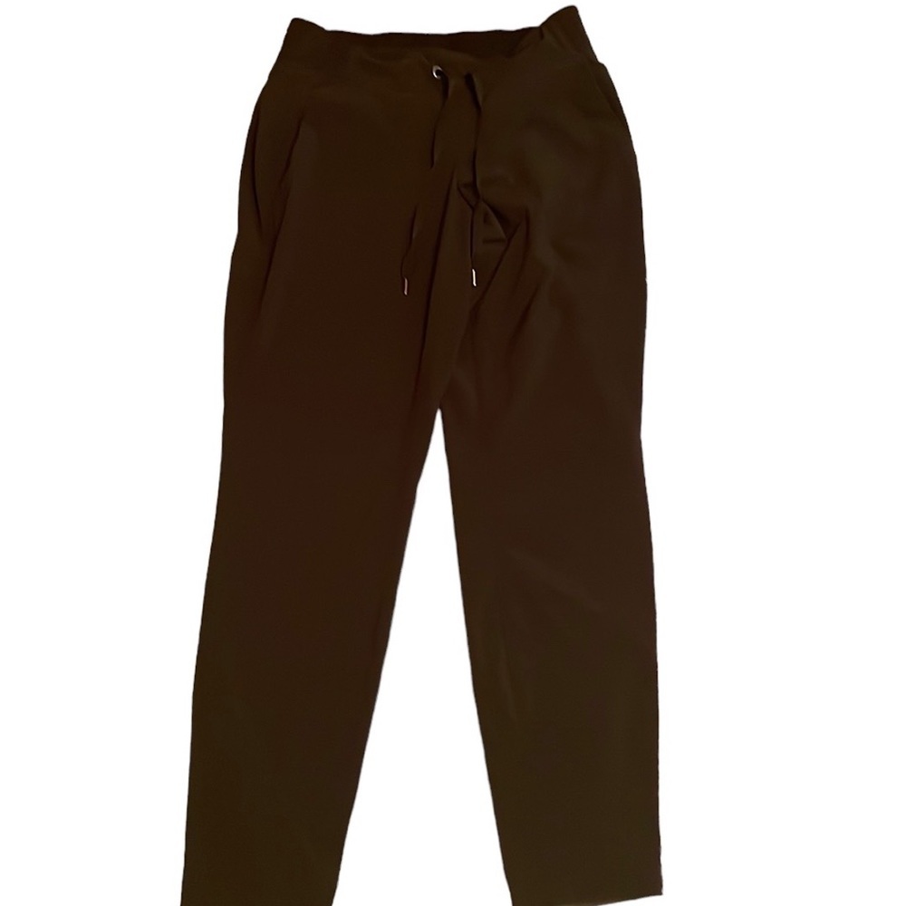 Athleta 0 black studio dance pants casual pockets womens elastic waist